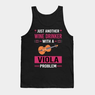 Wine Drinker Viola Violist Tank Top